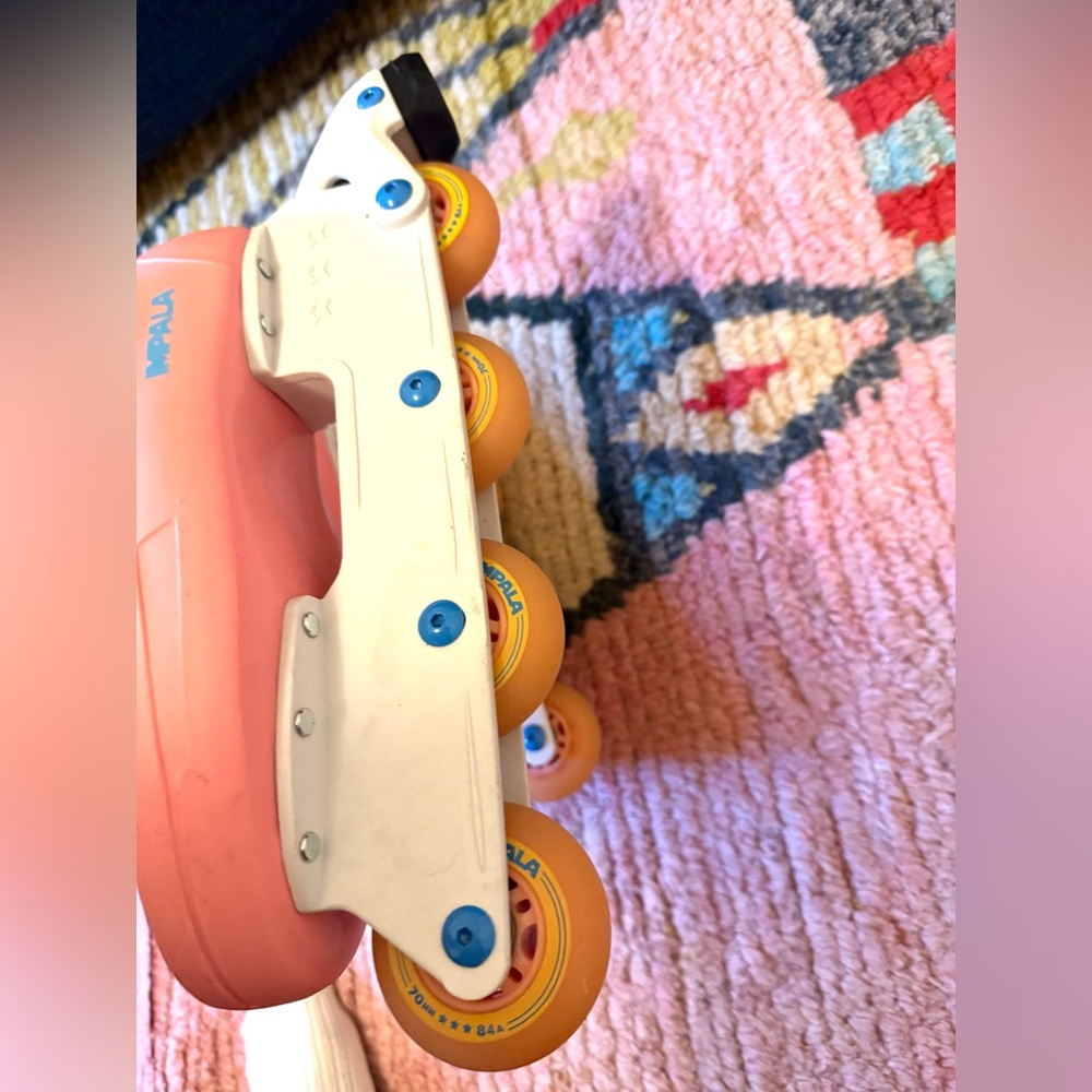 Impala Women's Pink Inline Roller Skates - Yellow Accents - Picture 2 of 6